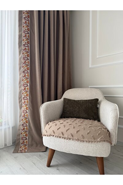 Hisar Home Bohemian Tasseled Pompom Sofa Cover 75X90, I Will Sell This Produc...