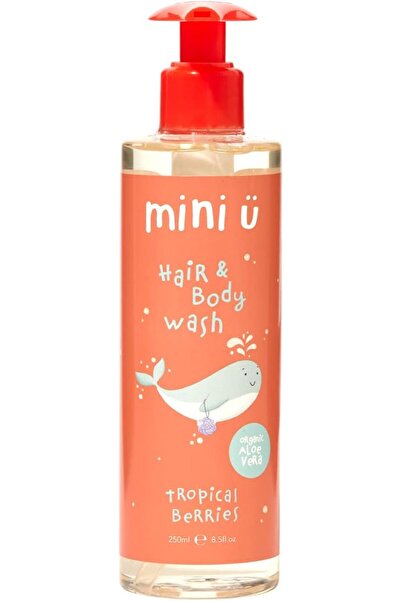MINI-U Mini U Tropical Berries Hair & Body Wash Yellow for Children - Suitabl...