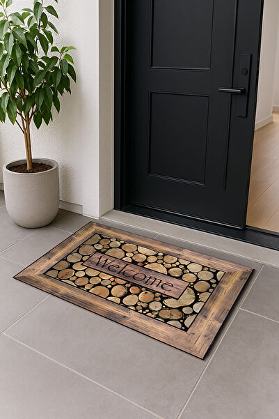 PASPAS HOME Welcome Kapı önü Paspası Dijital Baskı