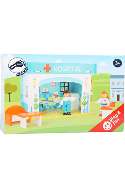 Small Foot Дървена къщичка за игра Болница 10857
