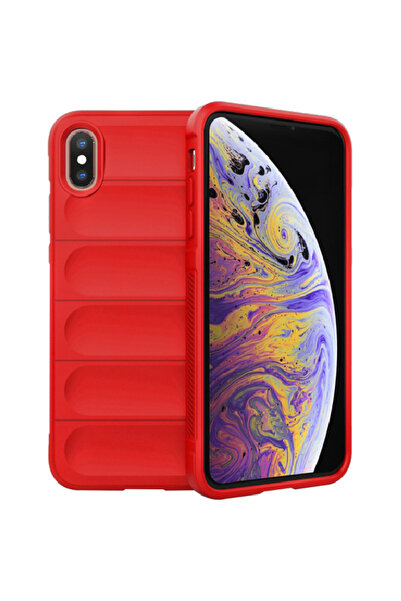 Techsuit Θήκη iPhone XS Max Magic Shield Σιλικόνης - Red