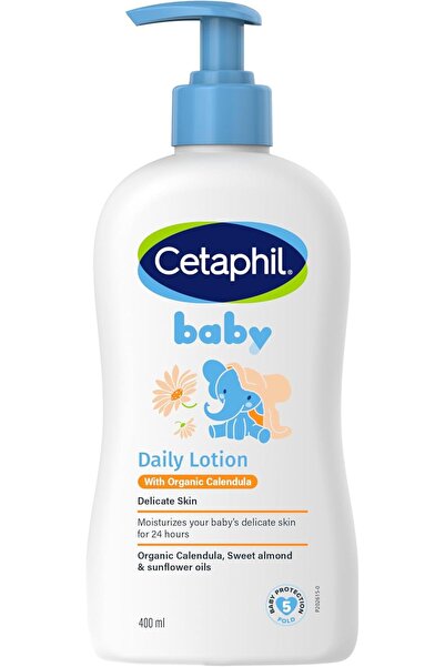 Cetaphil Baby Daily Lotion with Organic Calendula, Vitamin E, Sweet Almond & ...
