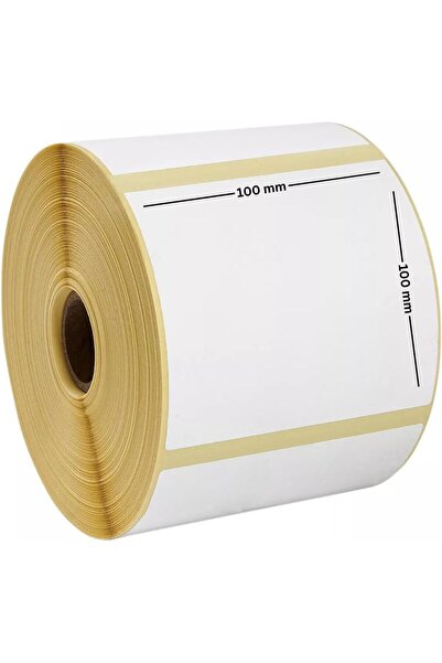 Generic Thermal barcode label, 100 mm x 100 mm, 40 mm inner diameter, 500 lab...