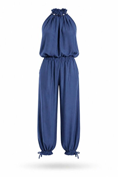 5in1Canpolat indigo Bluz Şalvar Pantolon Takım 580977