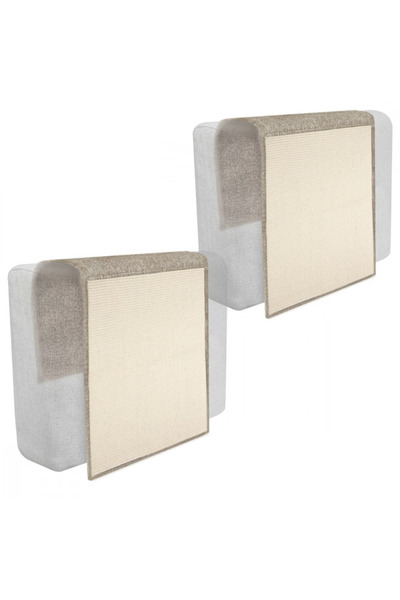 Navaris Set 2x Scratch Protection for Cats, 60x45 cm, Sisal, Brown, 46354.24.02