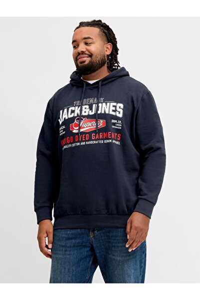 Jack & Jones Plus Kapuzenpullover mit Logo