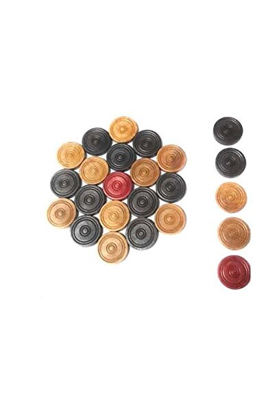 Generic 19-Piece Carrom Wooden Board Coin