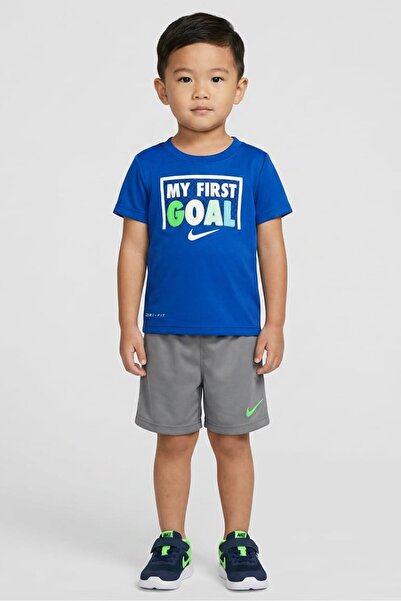 Nike Toddlers Boy 2 Pcs Graphic Print T-Shirt And Shorts Set, Multicolor