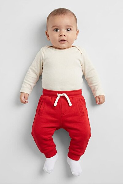 Overkids Toddlers Boy Solid Sweatpants, Red