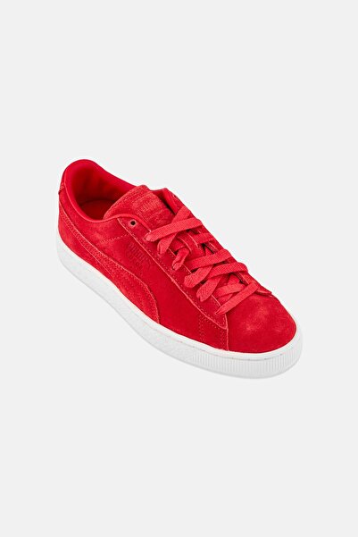 Puma Kids Boy Suede Classic 75 Lace Up Outdoor Shoes, Red
