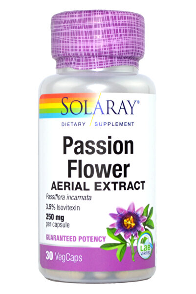 Solaray Passion Flower (Floarea Pasiunii) 30cps Secom,