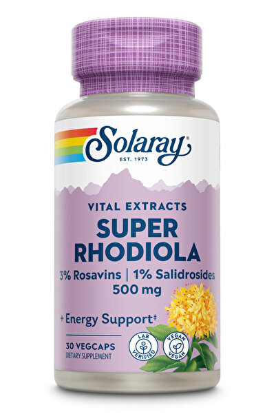 Solaray Super Rhodiola Extract 500mg 30cps Secom,