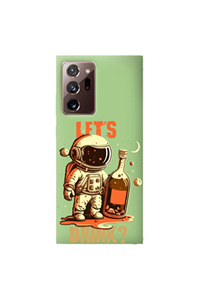 Other Samsung Note 20 Plus Lets drink Light Green Colored Silicone TPU Θήκη