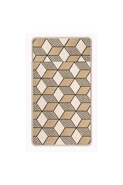 Lacoz Geometric Anti-Slip Floor Mat 80 x 50 cm Soft Absorbent Rug for Bedroom...