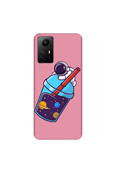 Other Xiaomi Redmi Note 12s Longing in space Pink Colored Silicone TPU Θήκη