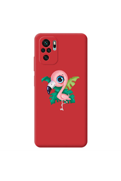 Other Xiaomi Redmi Note 10S Swan Red Colored Silicone TPU Θήκη