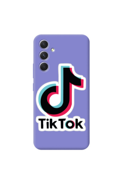 Other Samsung A56 Tik Tok Purple Colored Silicone TPU Θήκη