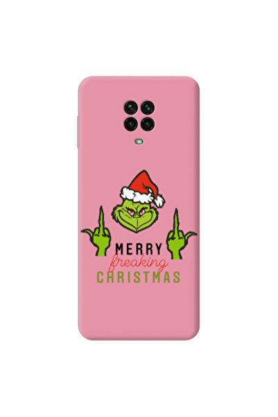 Other Xiaomi Redmi Note 9 Pro Merry Christmas44 Pink Colored Silicone TPU Θήκη