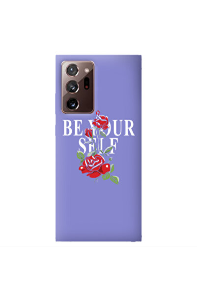 Other Samsung Note 20 Plus Be Your Self Purple Colored Silicone TPU Θήκη