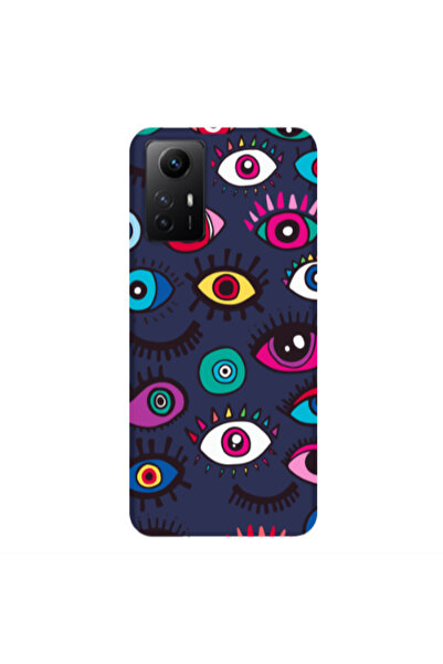 Other Xiaomi Redmi Note 12s Multiple eyes Dark blue Colored Silicone TPU Θήκη
