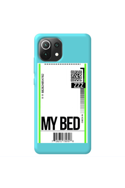 Other Xiaomi Mi 11 Lite My Bed ZZZ Turquoise Colored Silicone TPU Θήκη