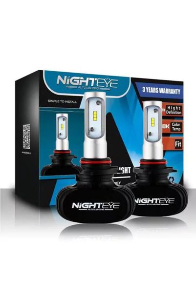 NIGHTEYE Λάμπες LED H7 50w 6500k A315 8000 Lumens 2τμχ