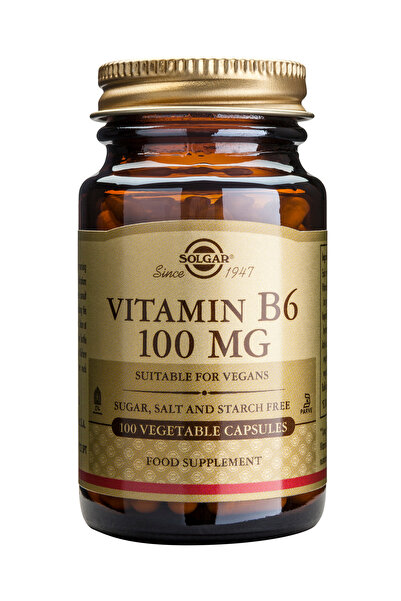 Solgar Vitamina B6 100mg 100cps Vegetale