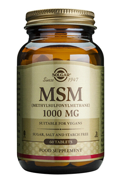 Solgar MSM 1000mg 60tb (Metilsulfonilmetan)