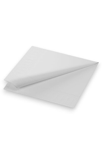 OEM SERVETELE COLOR ALBE 2 STRATURI 33X33 CM 250 BUC/SET