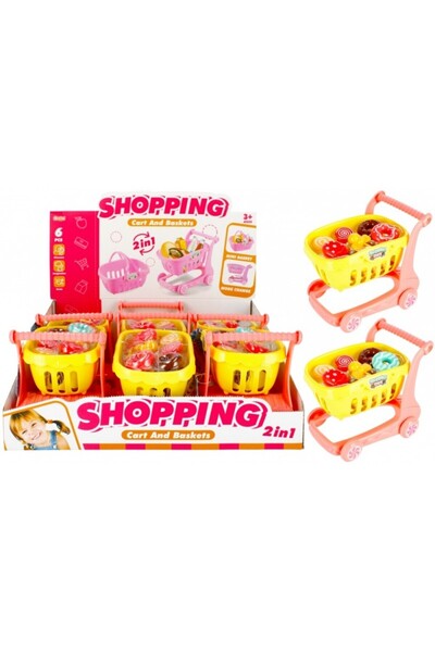 MC Micostore Set supermarket - mini carucior de cumparaturi - accesorii inclu...