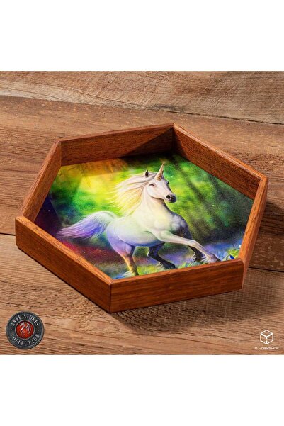 Q WORKSHOP Tava pentru zaruri Chase The Rainbow multicolor 20cm