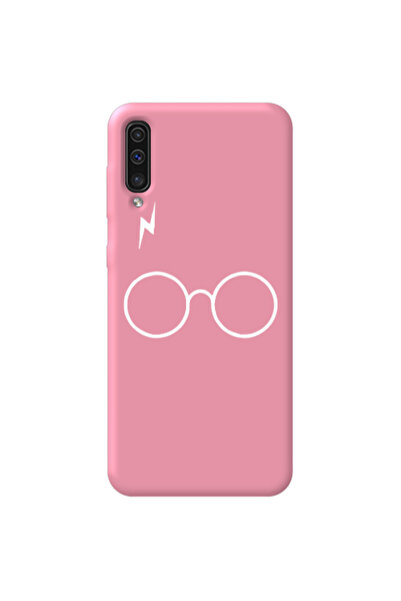 Other Samsung A70 glasses Pink Colored Silicone TPU Θήκη
