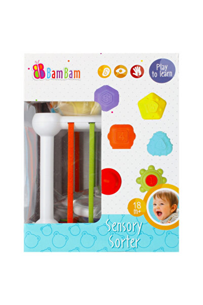 MC Micostore Jucarie bebelusi - sortator cu accesorii senzoriale - Bam Bam 49...