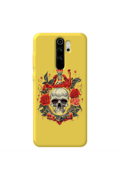 Other Xiaomi Redmi Note 8 Pro Flower head Yellow Colored Silicone TPU Θήκη