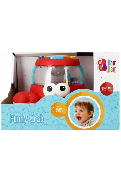 MC Micostore Jucarie bebelusi cu sunete - crab interactiv - Bam Bam 515139, 1...