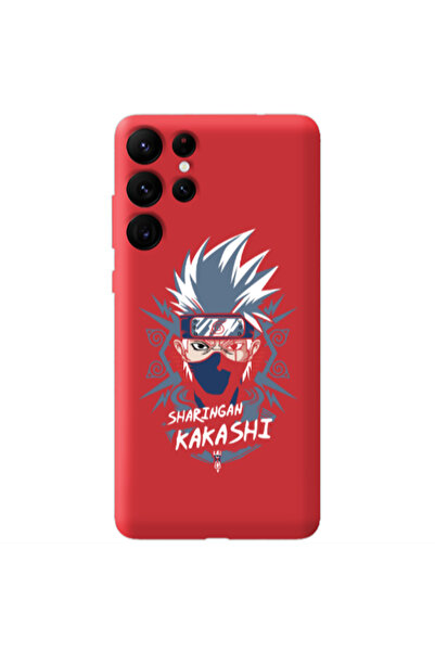 Other Samsung S22 Ultra Anime Mangoo Red Colored Silicone TPU Θήκη
