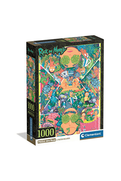 CLEMENTONI Puzzle compact Rick and Morty Dimensiunea Cosmica 1000 piese