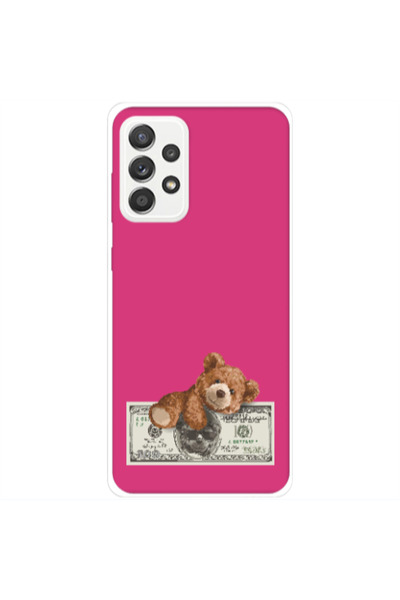 Other Samsung A33 Money Style Fuchsia Colored Silicone TPU Θήκη