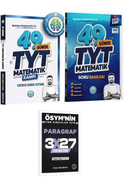 Anla Kazan Yayınları 2027 Rehber Matematik 2027 49 Günde TYT Matematik Video ...