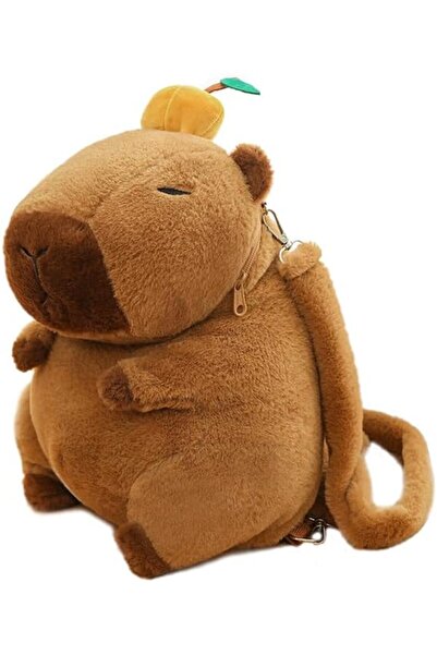 Arabest Plush Toys,Cute Capybara Stuffed Animal Backpack with Leash,Soft,13.7...