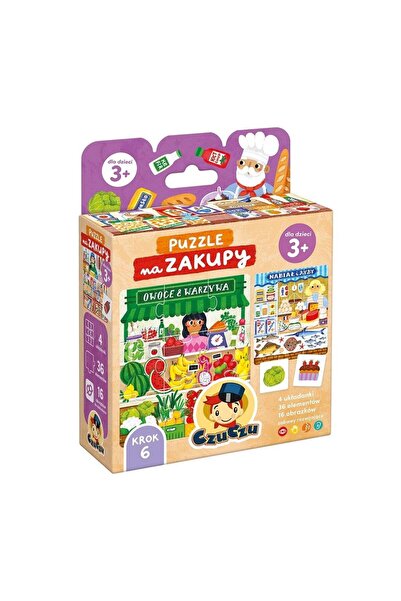OEM Set 4 puzzle Bright Junior Media Na Zakupy, 36 piese, 16 imagini, Multico...