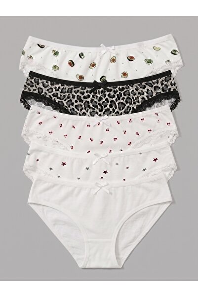 JUMALLİ Women's 5-Pack Cotton Panties