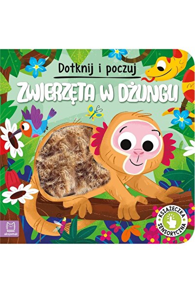 OEM Axiomat: Atinge și simte animalele din jungla - carte senzorială