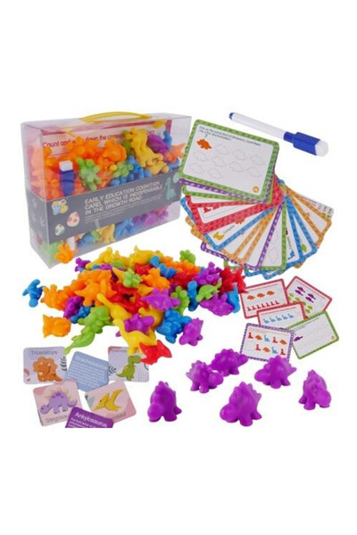 OEM Set educativ "Dinozauri - Culori și Numere" de la Maksik