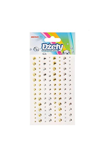 OEM Brewis Dzety autoadezive 120 bucăți. Mix de mărimi – argintii și aurii