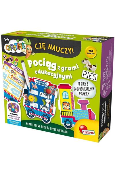 OEM Trenul Educativ Lisciani cu Jocuri - Descoperă Alfabetul, Numerele și Lim...