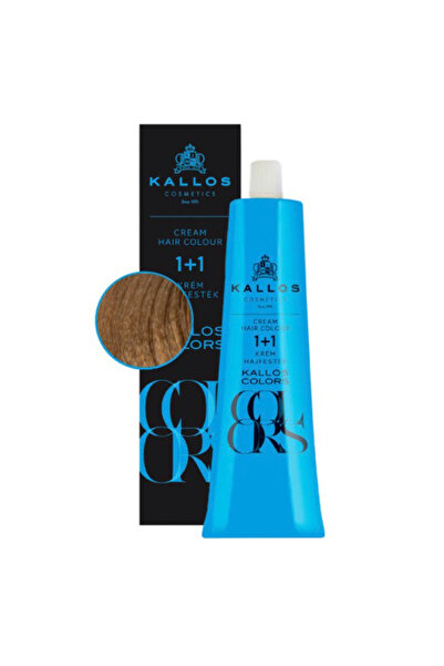 Kallos Vopsea Permanenta - Colors Cream Hair Colour, nuanta 8C Blond Cenusiu ...