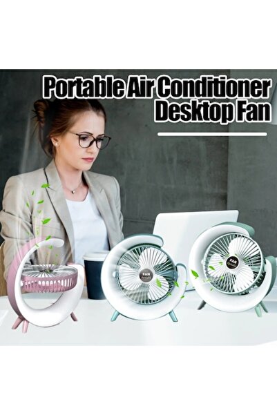 OEM Ventilator portabil de răcire, 3 viteze, funcție de iluminare ambientală,...