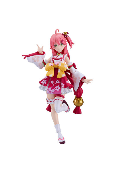 OEM Figurina Figma Sakura Miko 14 cm, MAX FACTORY, multicolor, set cu accesorii
