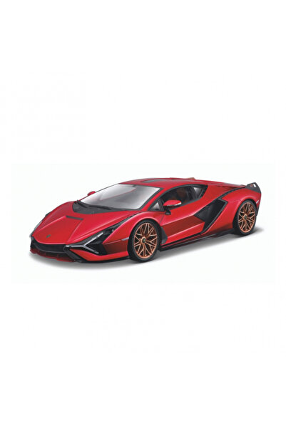 BBURAGO Macheta Lamborghini Sian FKP 37 rosu - 1/24